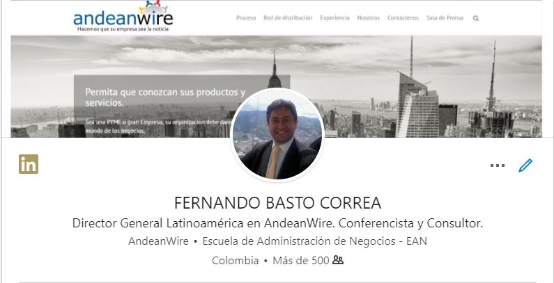 Mejorar el perfil de LinkedIn es necesario según el conferencista en mercadeo digital Fernando Basto