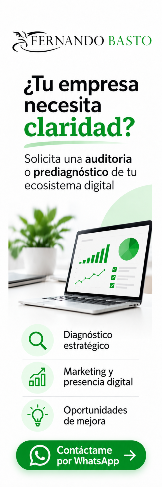 Consultoría empresarial con Fernando Basto - Contáctame por WhatsApp